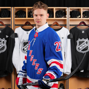 Alberts Smits leaving strong impression with New York Rangers