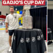 Jonah Gadjovich brings Stanley Cup to local Whitby rink
