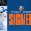 Islanders Sign Vanecek