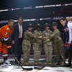 Anaheim Ducks Military Appreciation Night with training team