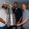Florida Panthers with Stanley Cup at Coldplay concert