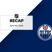 Recap: Golden Knights at Oilers 4.4.26