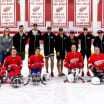 Red Wings surprise sled hockey players with jerseys and gear