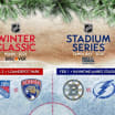 Tampa Bay Lightning und Florida Panthers richten zwei Outdoor-Games aus