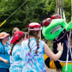 blue jackets girl scouts of ohio heartland low ropes course