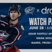 blue jackets nhl draft watch party
