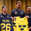 Tre Kronor samlades inför OS i Milano