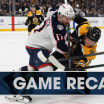 Columbus Blue Jackets Boston Bruins game recap November 18