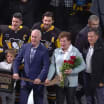 Pittsburgh Penguins Evgeni Malkin 500th goal ceremony