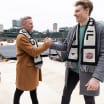 Former Chicago Cubs pitcher Ryan Dempster welcomes Blackhawks to Wrigley Field