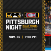 Penguins to Host ‘Pittsburgh Night’ on November 2 Against the Montreal Canadiens