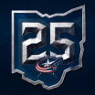columbus blue jackets 25th season logo unveil