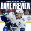 Canucks Finish Up Florida Swing with Monday Night Matchup Against Panthers