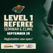 Minnesota Wild to Host Referee Seminar 072924