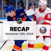 Detroit Red Wings New York Islanders game recap November 25