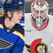 Veckans tre svenska stjärnor i NHL Filip Forsberg Jonatan Berggren Linus Ullmark