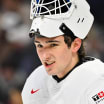 David Aebischer Schuetzling Elijah Neuenschwander beim NHL Combine