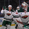 Filip Gustavsson scores Minnesota Wild 1st goalie goal