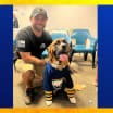 buffalo sabres team dog blue graduates from wny heroes pawsitive for heroes program