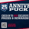 blue jackets 25th anniversary puck hunt