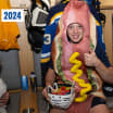 St Louis Blues Jake Neighbours hot dog Halloween costume