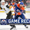 Vegas Golden Knights Edmonton Oilers game recap April 10