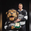 Artemi Panarin Los Angeles Kings gifts Rolex watch to mascot