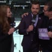 Eddie Olczyk surprises son Nick Mammoth Hockey Fights Cancer Night