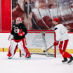 As Red Wings prepare for Flyers, Talbot and Lyon return to practice on Wednesday