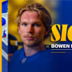 buffalo sabres bowen byram contract free agent
