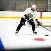 Marchand Back on Ice Recovering from Offseason Surgeries