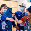 Maple Leafs Hospital for Sick Children visit