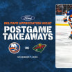 Takeaways: Islanders Fall to Wild 5-2 