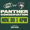 Florida Panthers to Host Panther Conservation Night on Saturday, Nov. 30 at Amerant Bank Arena