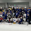 Top 2026 NHL Draft prospects enjoy youth hockey clinic