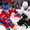 Zacha Scores Twice in Bruins Overtime Loss to Canadiens 