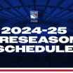 Rangers Announce 2024 Preseason Schedule