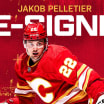 Flames Re-Sign Jakob Pelletier 