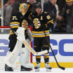 Korpisalo Backstops Bruins to 4-1 Win Over Flames