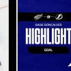 TBL vs. DET | Goncalves' deflected shot doubles lead