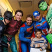 Boston Bruins dress up as superheroes for annual hospital visit