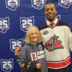 blue jackets 5th line celebration cheryl mcgarvey
