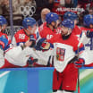 Český tým a Jiří Šlégr po návratu z olympiády