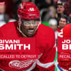 Red Wings recall forwards Jonatan Berggren and Givani Smith from Griffins