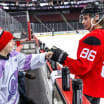 Devils Hockey Fights Cancer Night young fan