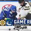 Boston Bruins Vancouver Canucks game recap February 24