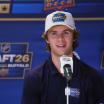 Gavin McKenna at NHL Draft Media Day