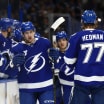 Janis Moser von den Tampa Bay Lightning legt Drei-Punkte-Spiel gegen Vegas hin