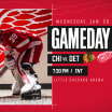 Preview: Red Wings host Blackhawks Wednesday night on TNT