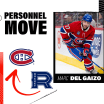 Marc Del Gaizo recalled from Laval Rocket